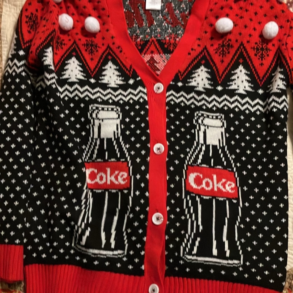 Coca Cola Holiday Cardigan